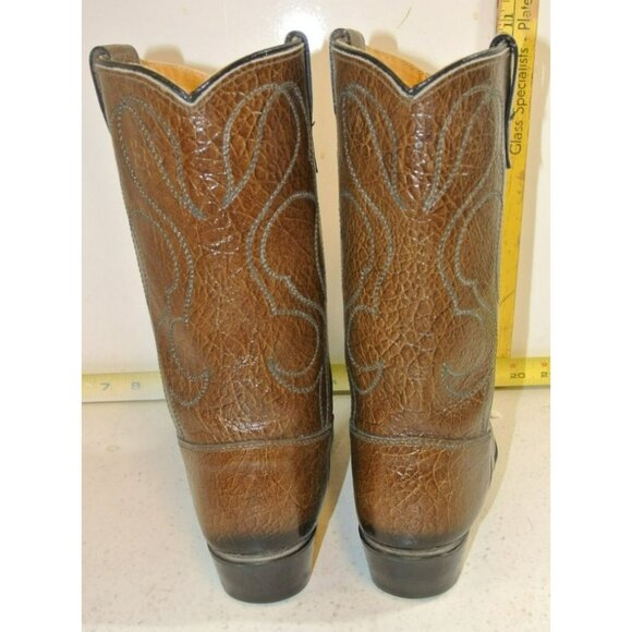 Ensign Leather Custom Vtg Cowboy boots Made in Salt Lake City Utah Wms size 6D main image 8